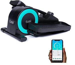lot 52171 image: Cubii JR2, Under Desk Elliptical, Bike Pedal Exerciser, with Bluetooth Fitness Tracker Sync, Work from Home Fitness, Exerciser for Seniors, Desk Exercise