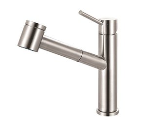 lot 52180 image: Franke FFPS3450 Faucet, 9 78-inch, Stainless Steel