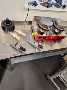 lot 25791 image: Ald Red AR-HCB2 Waffle Cone Maker with Accessories