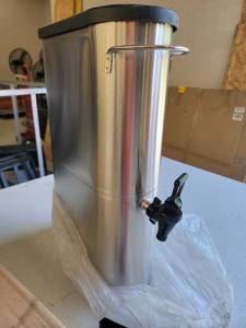 lot 69982 image: Unused Stainless tea dispenser