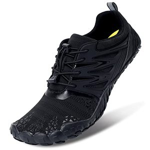 lot 46000106 image: L-RUN Mens Water Shoes Swim Surf Beach Pool Shoes Black M US (Women 13, Men 11)EU44