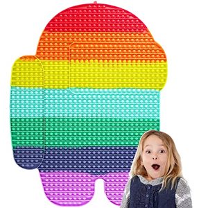 lot 46000121 image: 1048 Bubbles Pop The Biggest in The World Jumbo , Extra Large Giant Huge Mega 1000 1024 2000 100000 Big Size Sensory Toy, Gigantic Push Oversized Pops