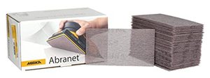 lot 46000255 image: Mirka 9A-149-400 2-34 x 5-Inch 400 Grit Mesh Abrasive Dust Free Sanding Sheets, Box of 50 Sheets
