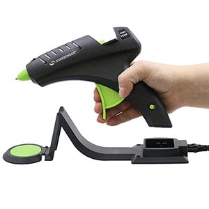 lot 46000261 image: Surebonder Cordless Hot Glue Gun, High Temperature, Full Size, 60W, 50% More Power - Sturdily Bonds Metal, Wood, Ceramics, Leather & Other Strong Materials (Specialty Series CL-800F)