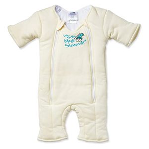 lot 46000276 image: Baby Merlins Magic Sleepsuit - 100% Cotton Baby Transition Swaddle - Baby Sleep Suit - Cream - 3-6 Months