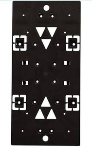 lot 46000477 image: JuicyArchitectural Mailboxes PLMB06AM Plastic Bracket Mailbox Mounting Board