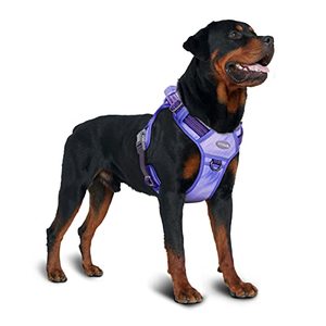 lot 46000484 image: Auroth Tactical Dog Harness for Small Medium Large Dogs No Pull Adjustable Pet Harness Reflective K9 Working Training Easy Control Pet Vest Military Service Dog Harnesses L, Very Peri