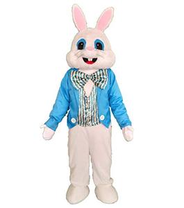 lot 46000485 image: NQBRNG Blue Suit Easter Rabbit Mascot Costume Bunny Adult Easter Fancy Cosplay Costume