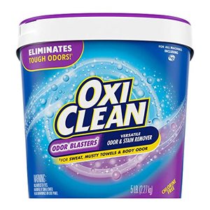 lot 46000145 image: OxiClean Odor Blasters Odor & Stain Remover Powder, Laundry Odor Eliminator, 5 Lbs