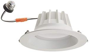 lot 46000166 image: Morris 72630 LED Recessed Lighting Retrofit Kit 8 35W 4000K Baffled Bezel