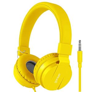 lot 46000170 image: gorsun Kids Headphones, Lightweight Stereo Wired Childrens Headsets for Kids Adults Adjustable Headband Toddler Headset for Smartphones Computer Pad Earphones