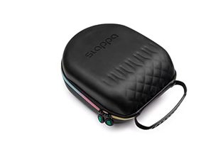 lot 46000176 image: Slappa Gaming Headphone Case with Reinforced Carry Handle & RGB Styled Zipper Fits Most Folding & Non-Folding Headsets (SL-GAMR-HP-RGB), Black