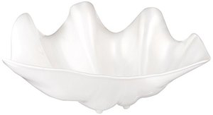 lot 46000179 image: Winco PSBW-5W Shell Bowls, 5-Quart, Pearl,White,Medium