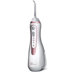 lot 46000181 image: Waterpik Cordless Advanced Water Flosser For Teeth, Gums, Braces, Dental Care With Travel Bag and 4 Tips, ADA Accepted, Rechargeable, Portable, and Waterproof, Rose Gold WP-569