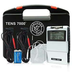 lot 46000200 image: TENS 7000 Digital TENS Unit with Accessories - TENS Unit Muscle Stimulator for Back Pain Relief, General Pain Relief, Neck Pain, Sciatica Pain Relief, Nerve Pain Relief