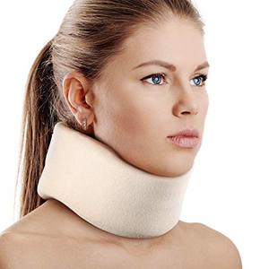 lot 46000205 image: Soft Foam Neck Brace Universal Cervical Collar, Adjustable Neck Support Brace for Sleeping - Relieves Neck Pain and Spine Pressure, Neck Collar After Whiplash or Injury (2.5 Depth Collar, M)