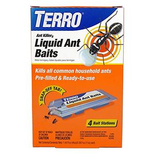 lot 46000303 image: Terro T324B 4-Pack Liquid Ant Baits, Orange