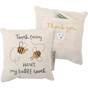 lot 46000343 image: Primitives by Kathy Decorative Pillow, 5 x 5, Pocket 3.50 x 2.75, White