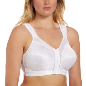 lot 46000347 image: Playtex Womens 18 Hour Supportive Flexible Back Front Close Wireless Bra US4695 3680 D