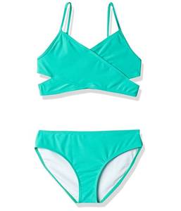 lot 46000437 image: Kanu Surf Girls Coral Reef Beach Sport Wrap Around Bikini 2-Piece Swimsuit 14