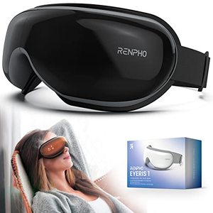 lot 46000352 image: RENPHO Heated Eye Massager for Migraines, Rechargeable Eyeris 1 Eye Mask Face Massager, Relax & Reduce Eye Strain Dark Circle Eye Bags Dry Eye Improve Sleep, Gifts for MenWomen
