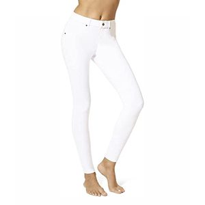 lot 46000395 image: HUE Womens Essential Denim Leggings, White, Small