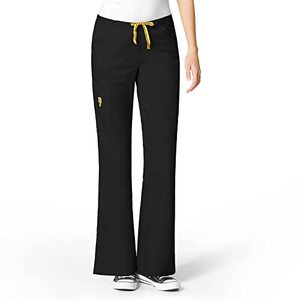 lot 46000408 image: WonderWink Origins Women��s Romeo Flare Leg Cargo Pant - Black, XL