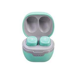 lot 46000412 image: Altec Lansing NanoPods - Truly Wireless Earbuds with Charging Case, TWS Waterproof Bluetooth Earbuds with Touch Controls for Travel, Sports, Running, Working (Mint)