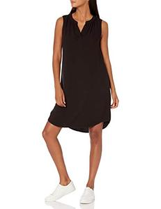 lot 46000452 image: Amazon Essentials Womens Sleeveless Woven Shift Dress, Black, XX-Large