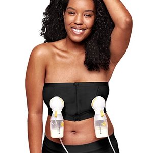 lot 46000538 image: Medela Womens Hands-Free Pumping Bustier, Black, X-Large