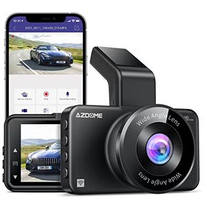 lot 46000557 image: AZDOME M17 WiFi Dash Cam with APP 1080P FHD DVR Car Driving Recorder 3 Inch IPS Screen Dashboard Camera 150° Wide Angle, G-Sensor, Parking Monitor, Loop Recording, Super Night Vision
