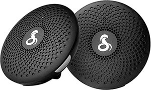 lot 46000558 image: Cobra ACT120B Chat Tag Curve Wearable Walkie Talkies for Adults - Push to Talk, Rechargeable, Up to 12-Mile Two Way Radio Set (2 Pack)