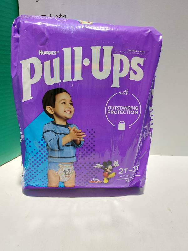 Huggies Pull Ups 2T-3T Mickey Mouse Training Pants 31 count, Friday New,  Overstock and Returned Items