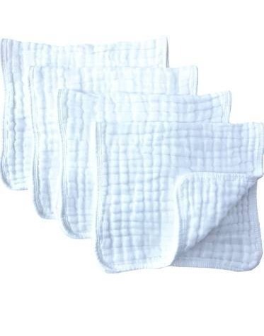 lot 8794 image: Muslin Burp Cloths 10 Pack Large 17 by 9