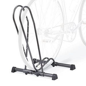 lot 2021 image: Delta Cycle Single Bike Stand Floor, Tool-Free Adjustable Bike Floor Stand for Mountain, Fat Tire, Road Bikes, Freestanding Bike Stand For Garage Parking