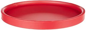 lot 2022 image: Kraftware Bartenders Choice Round Serving Tray, Red, 14-Inch