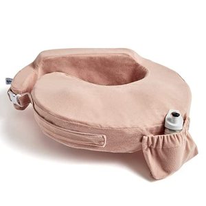 lot 2035 image: My Brest Friend Deluxe Nursing Pillow for Breastfeeding & Bottle Feeding, Enhanced Posture Support, Double Straps & Removable Extra Soft Slipcover, Soft Rose