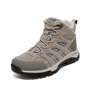 lot 2088 image: NORTIV 8 Womens Waterproof Hiking Boots Outdoor Trekking Mid Backpacking Mountaineering lightweight boots LIGHT GREY US 7 SNHB2212W