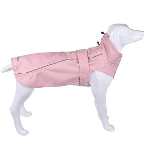 lot 2118 image: Adjustable Waterproof Dog Raincoat for Dogs,Lightweight Pet Rain Jacket Puppy Clothes with Reflective Strip for Small Medium Large Dogs (XX-Large, Pink)