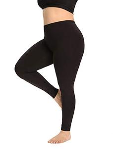 lot 2148 image: ELISS Womens Plus Size Modal Full Length Leggings XX-Large Black