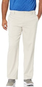 lot 2173 image: 2 Pairs Amazon Essentials Mens Classic-Fit Stretch Golf Pant 33x30