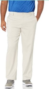 lot 2174 image: 2 Pairs Amazon Essentials Mens Classic-Fit Stretch Golf Pant 33x30