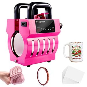 lot 2177 image: TIQTAK Sublimation Mug Heat Press Machine 110V Mini Cup Heat Press Machine 10oz11oz12oz15oz 4 in 1 Customized Mugs Heat Transfer Machine for Sublimation(TK001)