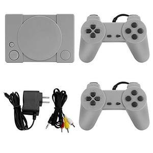 lot 2190 image: PlayStation Classic Welltop 8-bit PS1 Retro Video Game Console, Mini Video Games Consoles, Built-in 851 Games with 2 Gamepads, Support AV Out Family TV Retro Games Controller, Grey