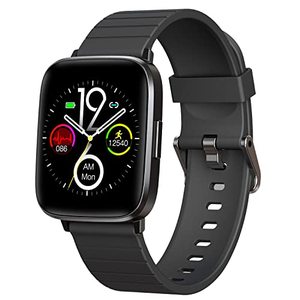 lot 2191 image: MAXTOP Fitness Tracker for Women Men, Smart Watch Fitness Watch with Sleep Monitor, 1.3 Touch Screen Smartwatch for iPhone Android Phone IP68 Waterproof, T11 Black