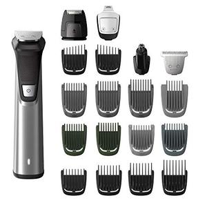 lot 2260 image: Philips Norelco Multigroomer All-in-One Trimmer Series 7000, 23 Piece Mens Grooming Kit, Trimmer for Beard, Head, Body, and Face, NO Blade Oil Needed, MG775049