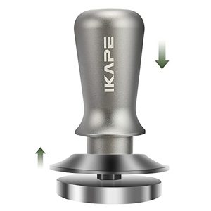 lot 2317 image: IKAPE 53mm Espresso Tamper, Premium Barista Coffee Tamper with Calibrated Spring Loaded, 100% Flat Stainless Steel Base Tamper Fits for Breville Series 54mm Portafilter Basket