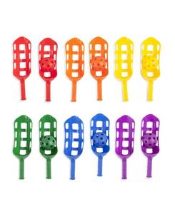 lot 1168 image: 2pk Champion Sports Scoop Ball Set Purple & Red