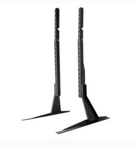 lot 1182 image: onn. Metal Tabletop TV Stand for 37 to 70 TVs Holds up to 110 lbs Black