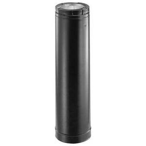 lot 1186 image: Dura Vent 3PVL-60B 3 x 60 in. Length PelletVent Stove Vent Straight Length Pipe Black